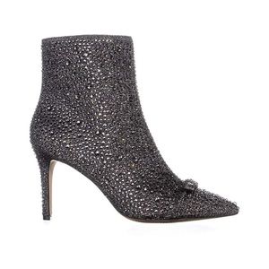 INC- IGNACIA women, Black Embellished Ankle Boots